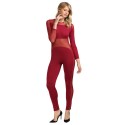 Sexy Round Collar Sheer Spliced Jumpsuit for Women