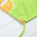 Halter Neck Backless Print Low Waist Women Bikini Set