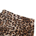 Shoulder Strap Padded Leopard Print Women Sports Suit