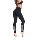 High Waist Pocket Stripe Skinny Elastic Women Yoga Pants