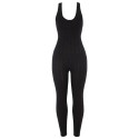Scoop Neck Sleeveless Backless Bodycon Jumpsuit Women Yoga Clothes