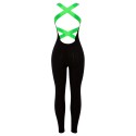 Scoop Neck Sleeveless Backless Criss-cross Strap Women Yoga Jumpsuit