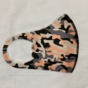 Children's Mask Dust Proof and Washable Hanging Ear Type Camouflage Masks Camouflage Orange_Fine packaging