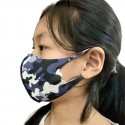Children's Mask Dust Proof and Washable Hanging Ear Type Camouflage Masks Camouflage Purple_Fine packaging