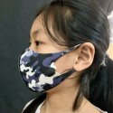 Children's Mask Dust Proof and Washable Hanging Ear Type Camouflage Masks Camouflage Red_Fine packaging