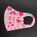 Children's Mask Dust Proof Breathable Washable Cartoon Print Hanging Ear Type Mask love_Packaging-already replaced