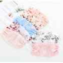 Fashionable Chiffon Printed Sunscreen Summer Breathable And Washable Dustproof Mask Love on white_One size