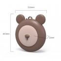 USB Wearable Air Purifier Necklace Portable Mini Air Lonizers for Adults Kids brown