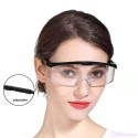 Safety Goggles Protective Transparent Protection Anti Dust Saliva Goggles Outdoor Safety Equipment black_4PCs