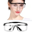 Safety Goggles Protective Transparent Protection Anti Dust Saliva Goggles Outdoor Safety Equipment black_4PCs