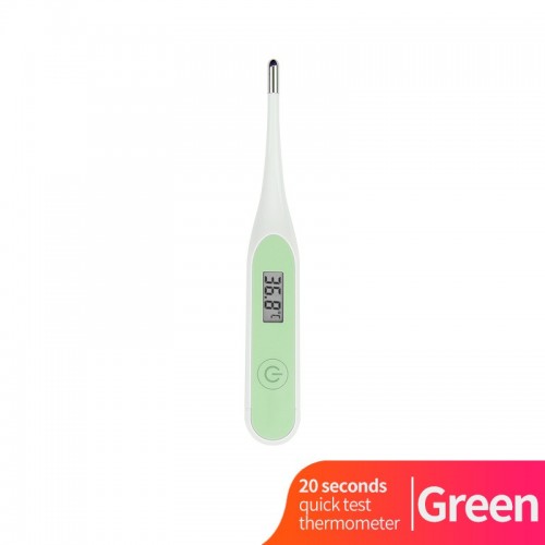 Quickly Thermometer Digital LCD Fast Thermometer In 20 Seconds Househeld Health Care green
