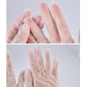 100Pcs Disposable Gloves Transparent Gloves Medical PVC Food Grade Latex Gloves L-100 pcs / box