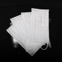 50Pcs/Box Disposable Non-woven Mask White Three-layer Folding Protective Mask white
