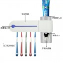 Free Drilling Hanging Rack Home Multifunctional UV Sterilizer for Toothbrush white_European regulations