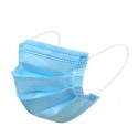 Disposable Non-woven Three-layer Mask Blue Hang Ear Style Protective Mask white 20pcs