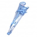 Kids Transparent TPU Detachable Protective Cover Anti-droplets Dustproof Sheild for Casual Hat blue edge_48-50CM