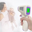Portable ABS Non-contact Infrared Digital Baby Forehead Thermometer for Kids Adults white