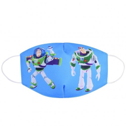 Cotton Mouth Muffle Haze Prevention Mask Breathable Cartoon Printing Kids Dust Respirator Blue