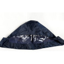 Men Raincoat Suits Outdoor Breathable Waterproof Rainwear Riding Rain Coat + Pants Navy_XXL