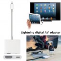 Lightning to Digital AV TV HDMI Cable Adapter with Lightning Charging Port for iPad Air iPhone 6 6S 7 7Plus