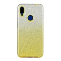 For Redmi Note 7/Note 7 pro/Note 8/Note 8 pro/8/8A Phone Case Gradient Color Glitter Powder Phone Cover with Airbag Bracket yel