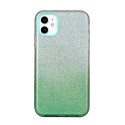 For iphone X/XS/XR/XS MAX/11/11 pro MAX Phone Case Gradient Color Glitter Powder Phone Cover with Airbag Bracket green