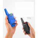 TIENGU Wireless Handheld Mini Ultra-thin Walkie Talkie FRS UHF Portable Radio Communicator Blue EU plug