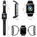 Smart Wrist Watch Bluetooth GSM Phone for Android Samsung iPhone white