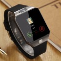 DZ09 Smart Watch Bluetooth Positioning Mobile Phone Card Pedometer Anti-Lost Wearable Device white