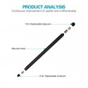 2 in 1 Stylus Pen Capacitive Screen Touch Pencil Drawing Pen for Tablet Android Smartphone Silver