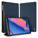 DUX DUCIS For Samsung TAB A 8.0 (2019) P200-P205 Simple Solid Color Smart PU Leather Case Anti-fall Protective Stand Cover with