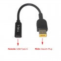 USB 3.1 Type C USB Female to DC 7.9*5.0mm 4.0*1.35 5.5*2.5 2.1 Square Male Charger Adapter for Lenovo PD 4.5*3.0mm