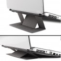 Portable Bracket for Macbook Invisible Laptop Stand Holder Ultra-Thin Seamlessly Detachable Adjustable Notebook Riser gray