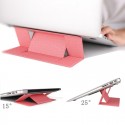 Portable Bracket for Macbook Invisible Laptop Stand Holder Ultra-Thin Seamlessly Detachable Adjustable Notebook Riser gray
