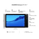 Refurbished Huawei Android Tablet MediaPad T5 with 10.1" IPS FHD Display,, 2GB+16GB, Black (US Warehouse)