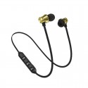 Bluetooth 4.2 Stereo Earphone Headset Wireless Magnetic In-Ear Earbuds Black