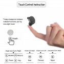 TWS IPX5 Touch Control Bluetooth 5.0 Earphones with Charger Box - Black