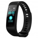 Y5 Smart Watch Bracelet - Heart Rate Monitor, IP67 Waterproof, Color Screen - Black