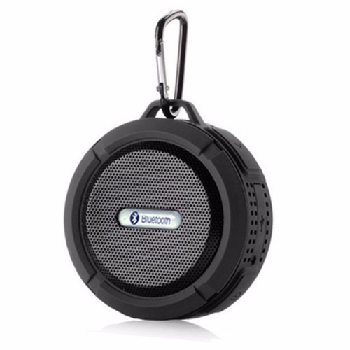 C6 Outdoor Wireless Bluetooth Speaker - Bluetoo 4.1, Built-in Mic, Shock Resistance, IPX4, Waterproof (Black)