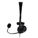 Wired Earphone 3.5mm Noise Reduction Headset for Ps4 and Pc Line Headset black