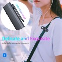 Bluetooth 5.0 Receiver For 3.5mm Jack Earphone Clip Type Wireless Adapter Bluetooth Aux Audio Music Transmitter black
