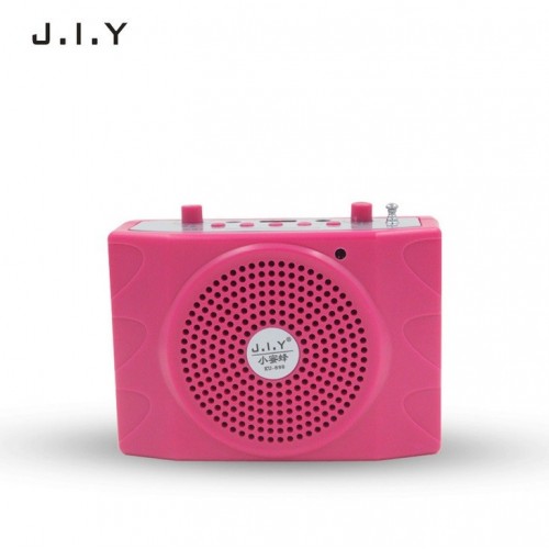 Voice Amplifier Microphone Wired Coaches Bluetooth Speaker Voice Amplifier Megaphone Teaching Guide USB Charging Red European r