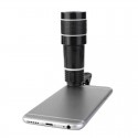 20X Camera Lens HD External Zoom Focusing Mobile Phone Lens With Clip For Mobile Lens 20x lens + eye mask