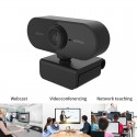 1080P Smart Camera Built-in Microphone USB Video Intercom Camera for Home Security Online Class black