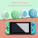 Switch Animal Crossing Thum Grip Cap Silicone Rocker Cap for Nintendo Switch Accessories White + blue