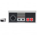 Wireless Play Gaming Controller for NES mini Classic Edition With Wrireless Receiver Gamepad and USB Receiver Gray single pack