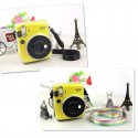 Transparent Case Crystal Shell with Strap for Instant Mini70 Camera Accessories for Fuji Fujifilm Instax mini 70 Transparent