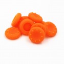 For XBOXONE/360/PS4/3 Controller Thumb Grips Cover Rubber Pads Orange