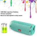 40w Wireless Bluetooth Speaker Waterproof Stereo Bass USB/TF/AUX MP3 Portable Music Player Red