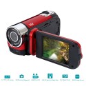 2.7 inch LCD Screen 16X Digital Zoom Video Camcorder HD Handheld Digital Camera red US plug